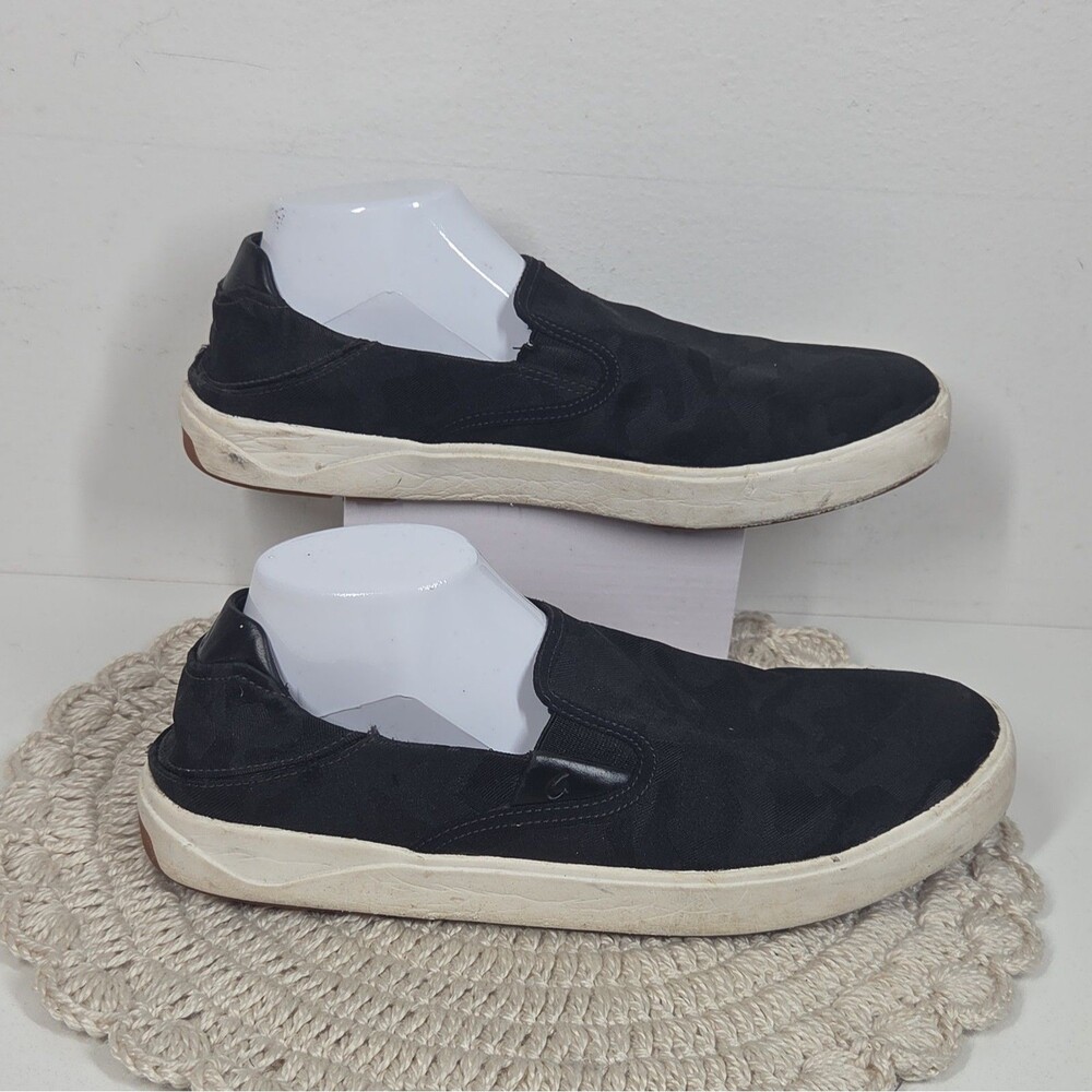MENS OluKai Lae'ahi Pa'i SlipOn Convertible Black Loafer Camo US 12 ALOHA HAWAII - Picture 3 of 13